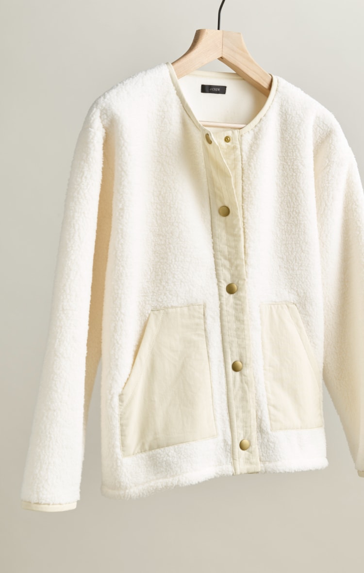 Most Wanted - The Teddy sherpa lady jacket | J.Crew