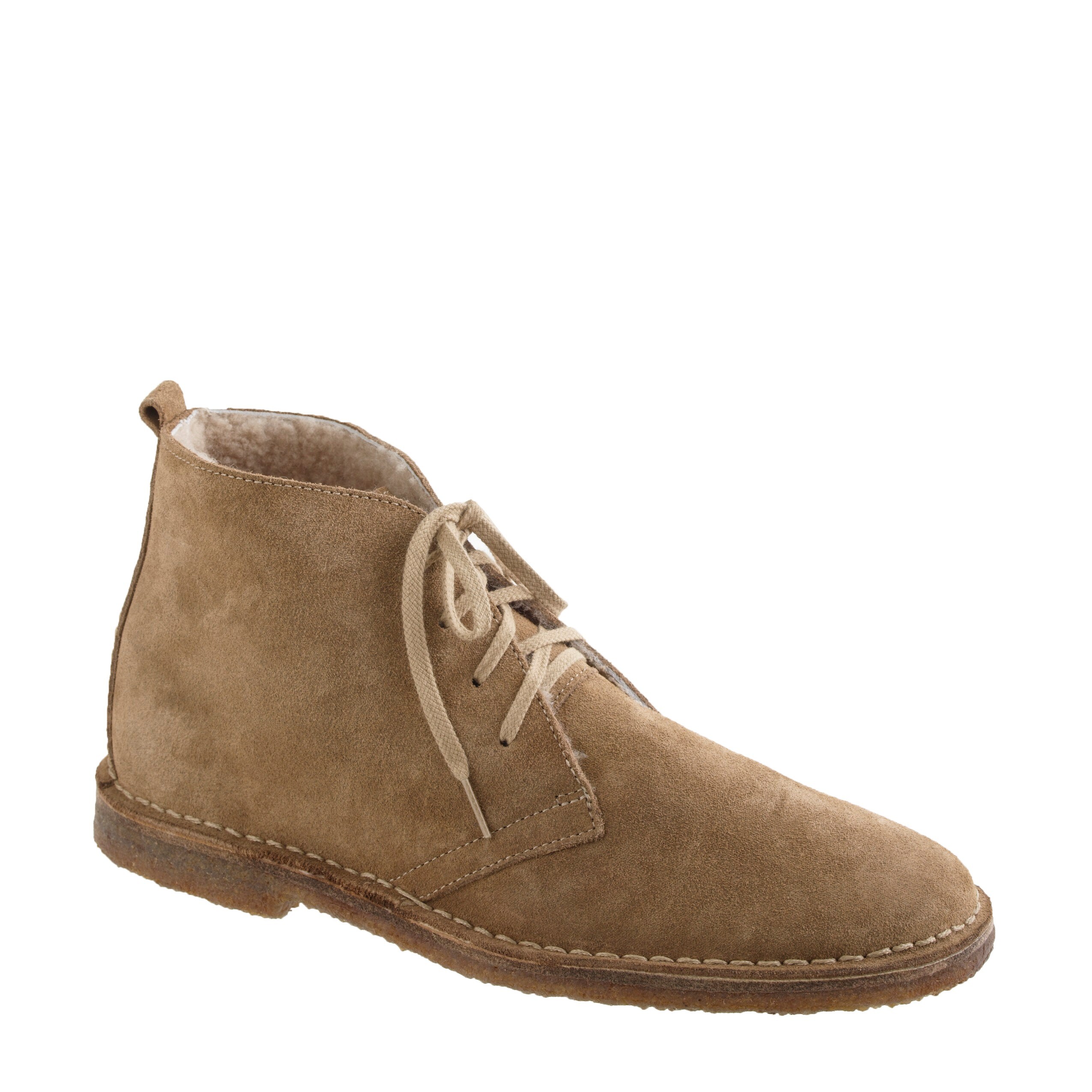 Classic MacAlister boots in shearling-lined suede : Men boots | J.Crew