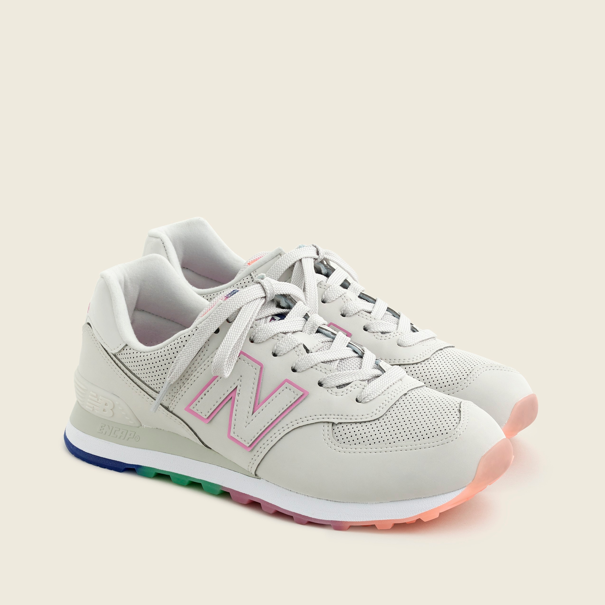 new balance 574 sneakers pink