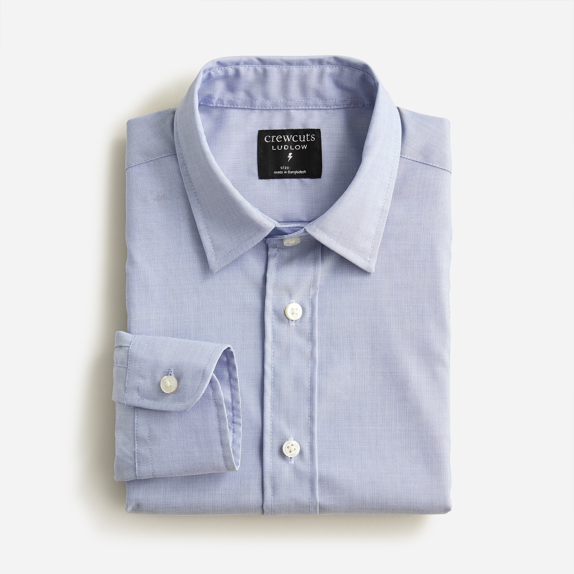  Boys' Ludlow Premium fine cotton dress shirt