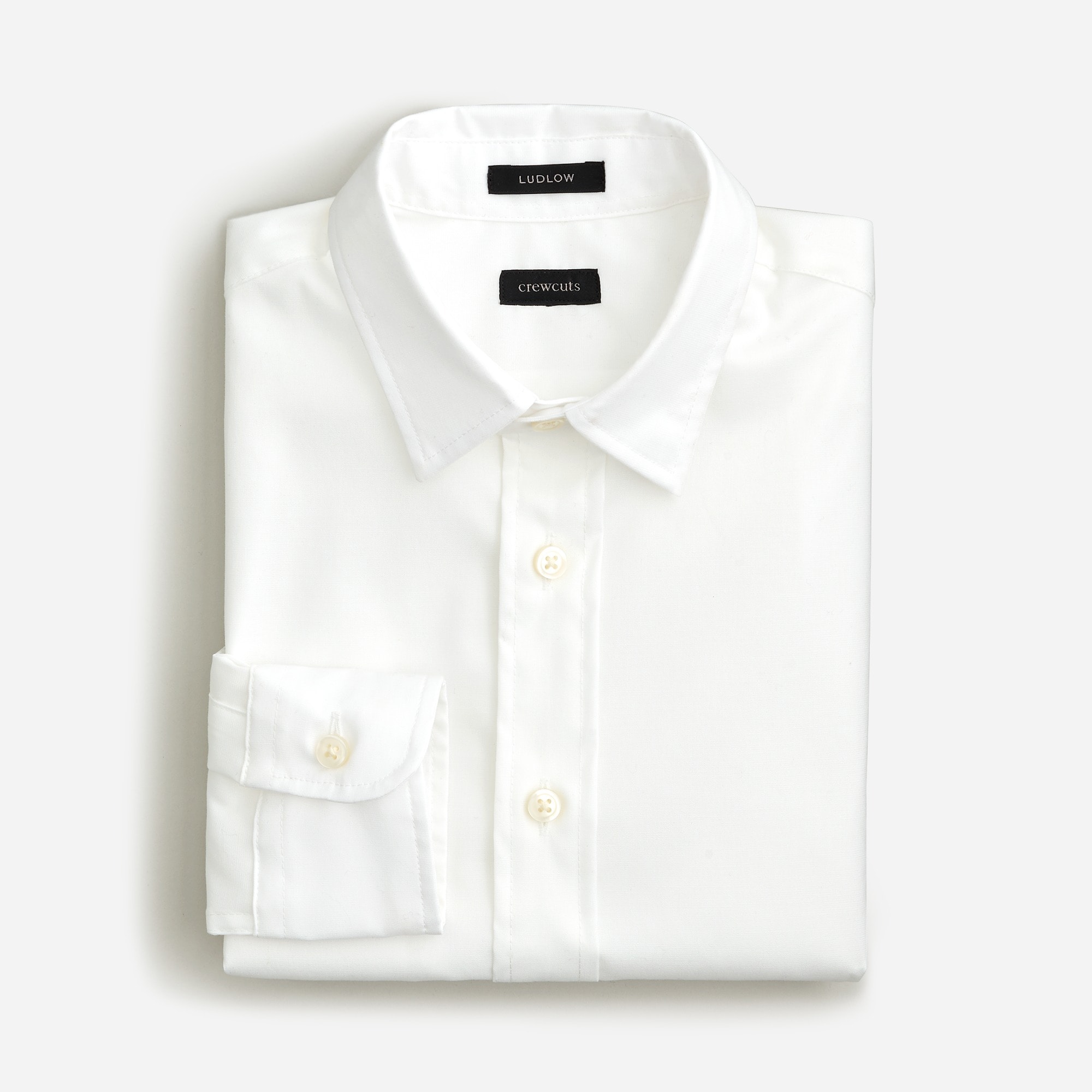 girls Boys' Ludlow Premium fine cotton dress shirt