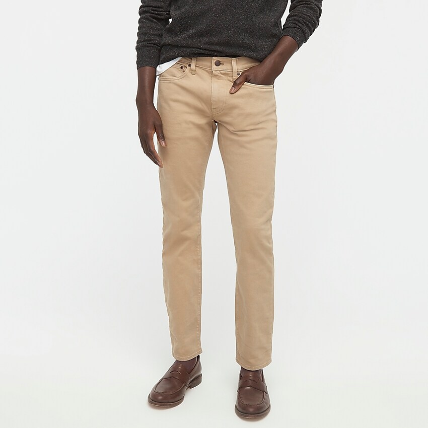 J.Crew: 484 Slim-fit Garment-dyed Five-pocket Pant For Men