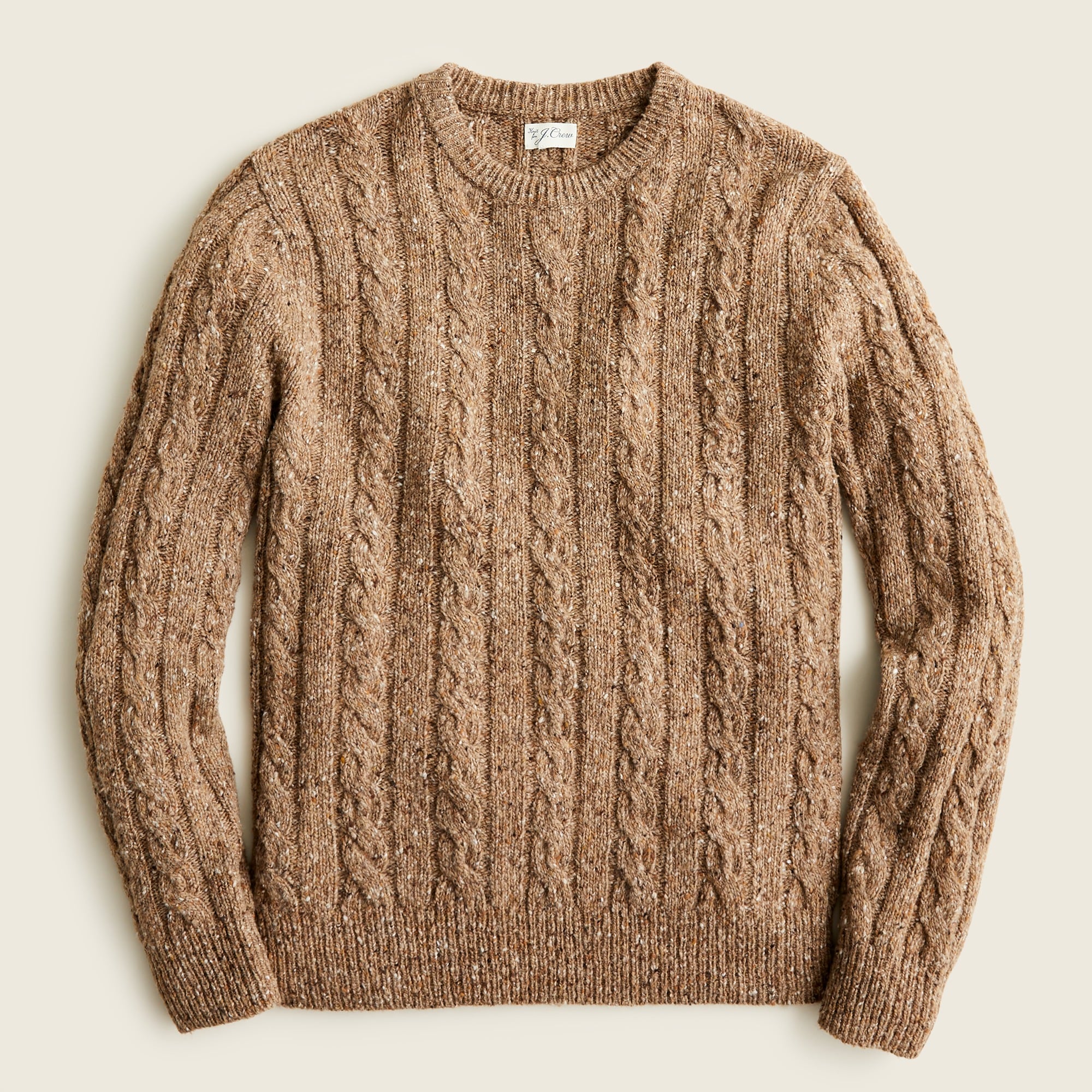 J.Crew: Eco Donegal Cable-knit Sweater For Men