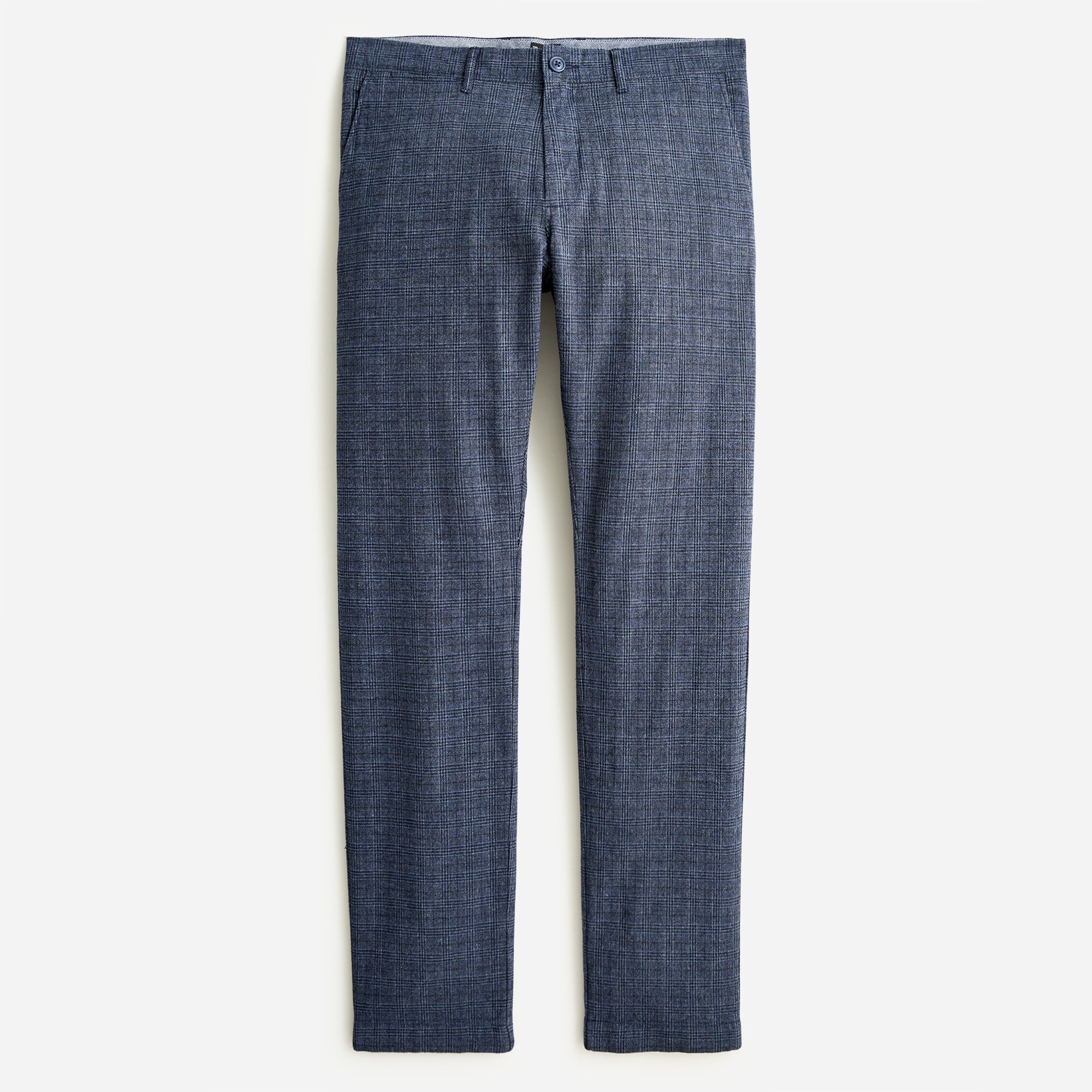  484 Slim-fit brushed twill pant in plaid