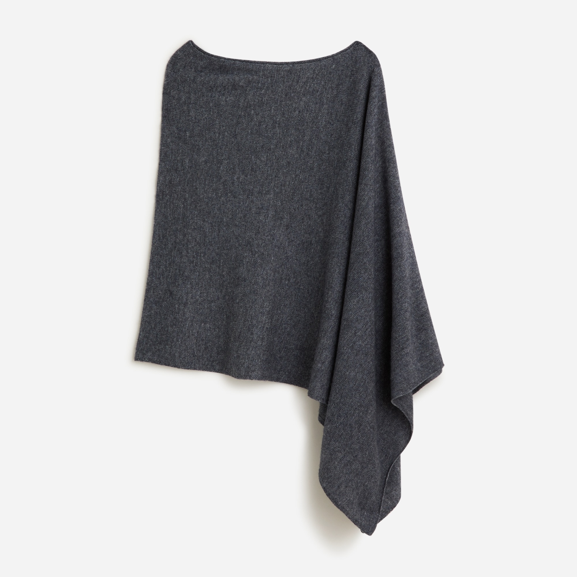  Cashmere-wool blend poncho
