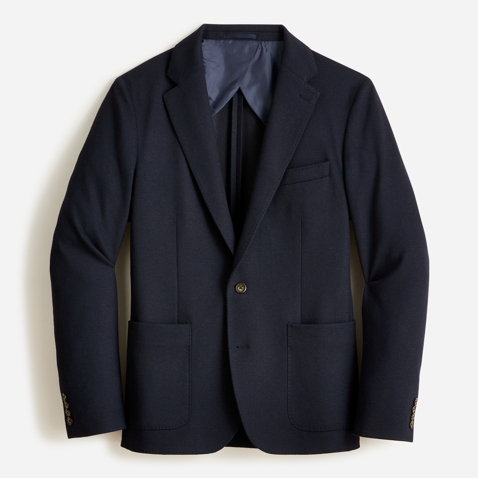 J.Crew: Slim-fit Knit Suit Jacket In Wool-cotton Blend For Men