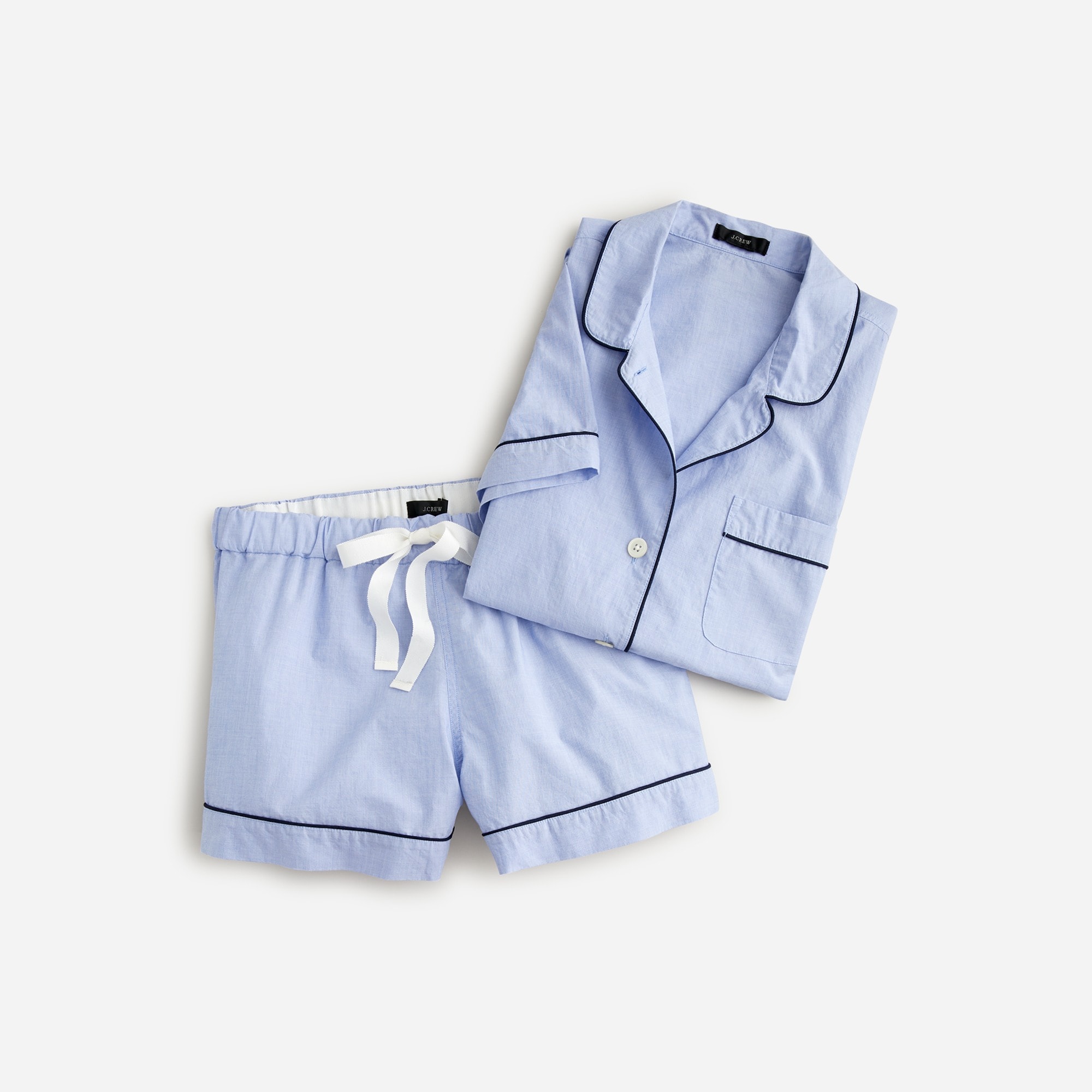 End-on-end cotton pajama short set