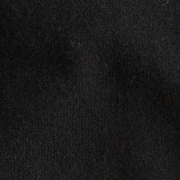 Cashmere collared sweater in stripe BLACK