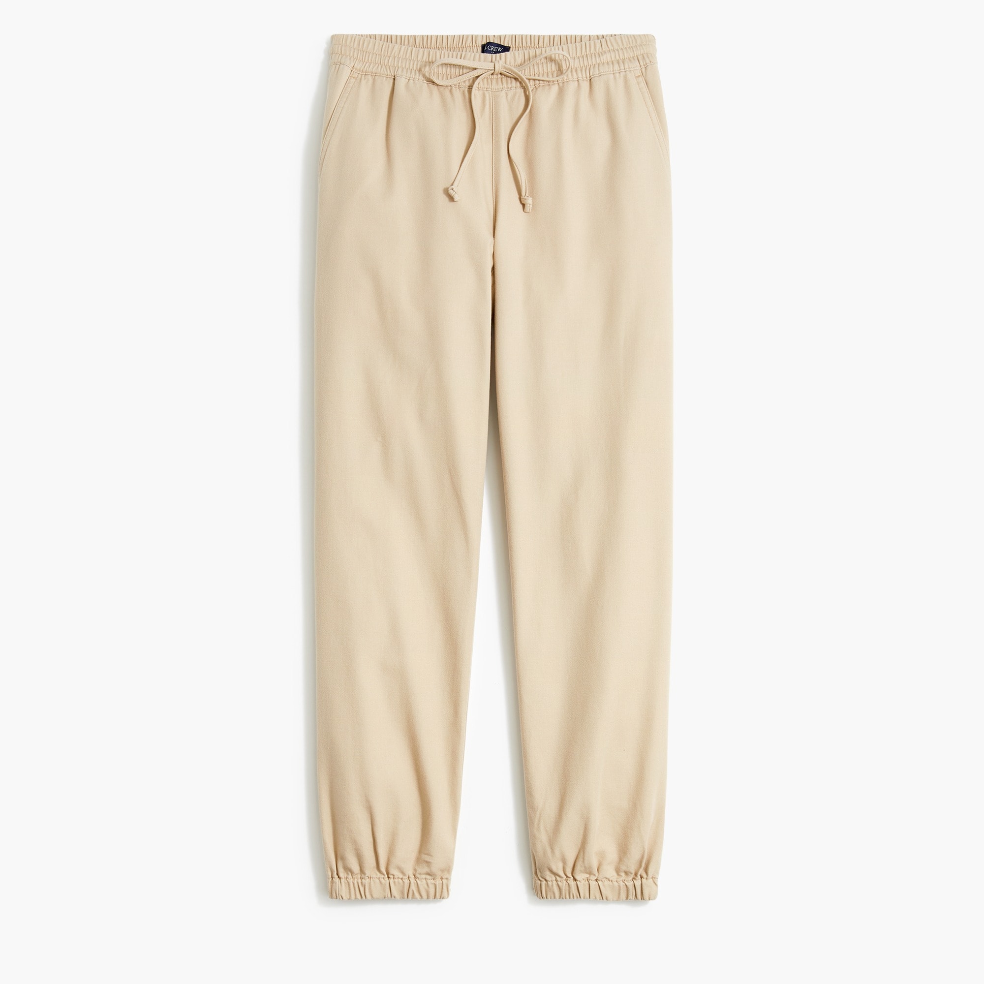 Lightweight Jogger Pant In Cotton Twill For Women - Factory