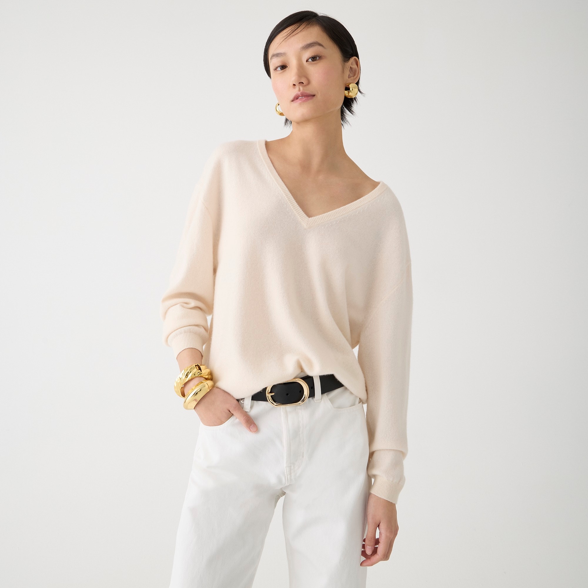 The $50 Cashmere V-Neck Sweater