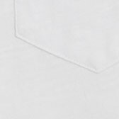 Striped slub jersey pocket polo shirt COTTON CANDY WHITE 