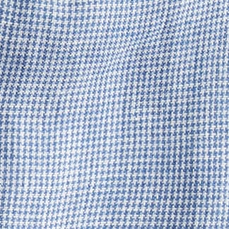 Baird McNutt Irish linen shirt AMALFI BLUE LINEN YD 