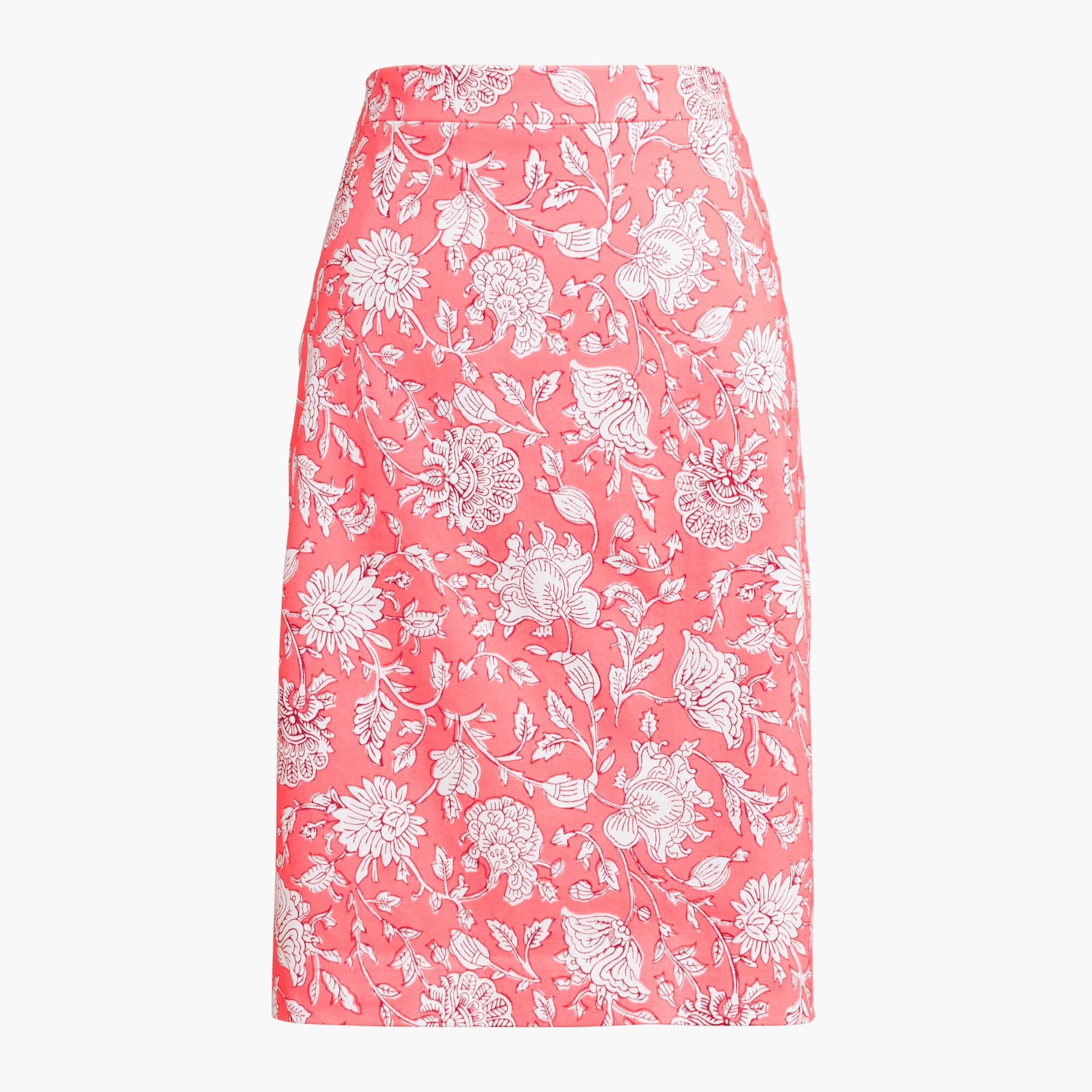  Printed pencil skirt
