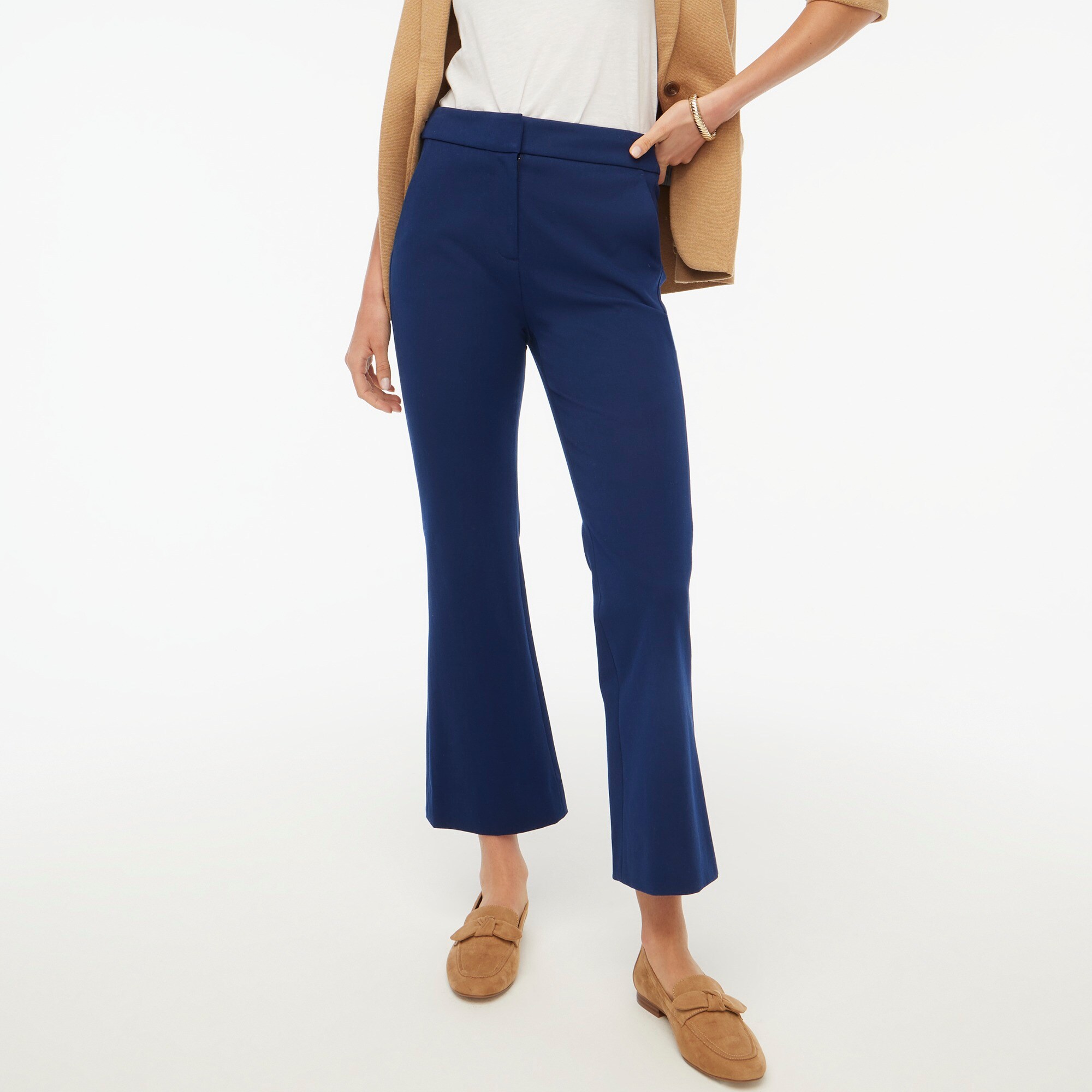 womens Tall Kelsey cotton-blend flare pant