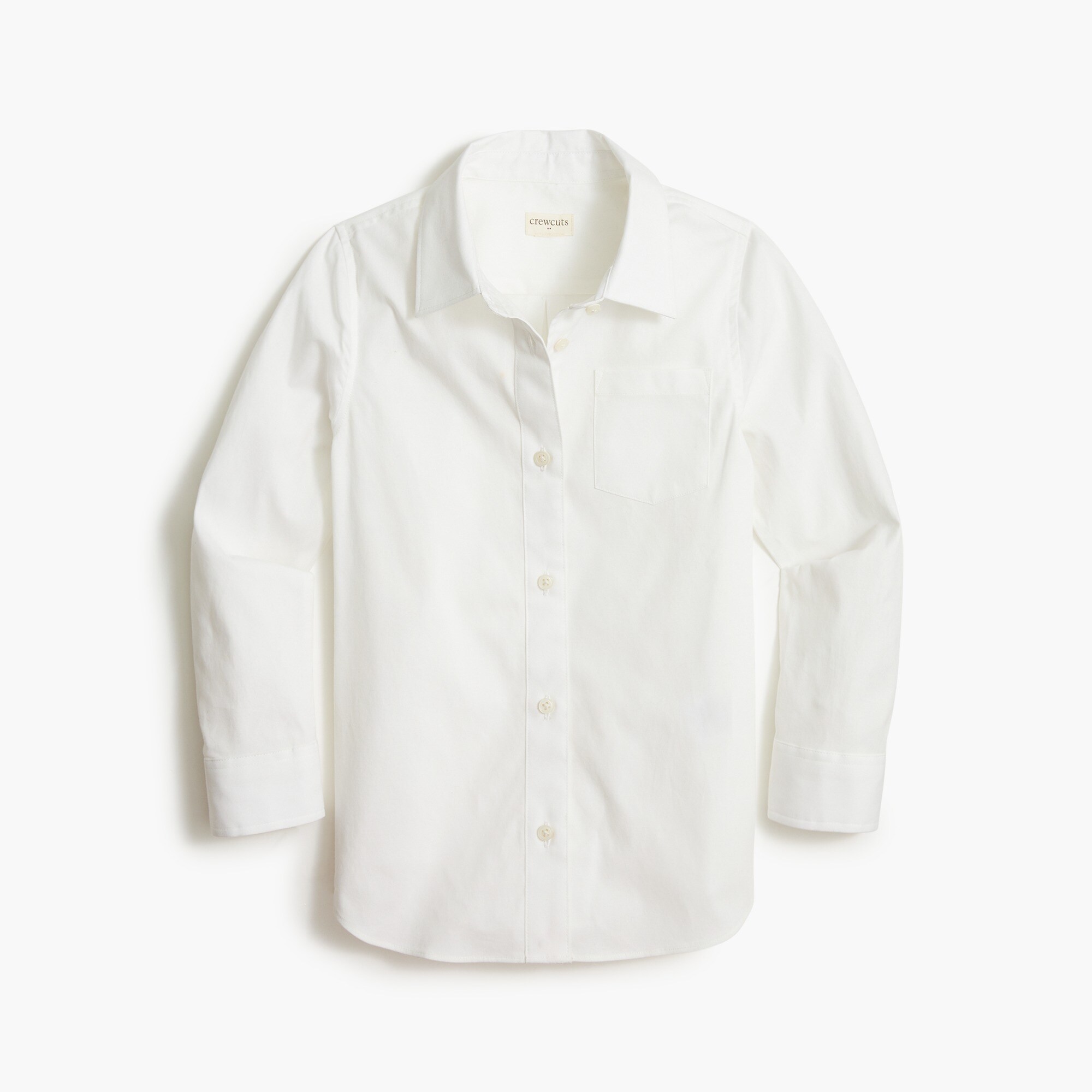 girls Girls' cotton-blend button-up shirt