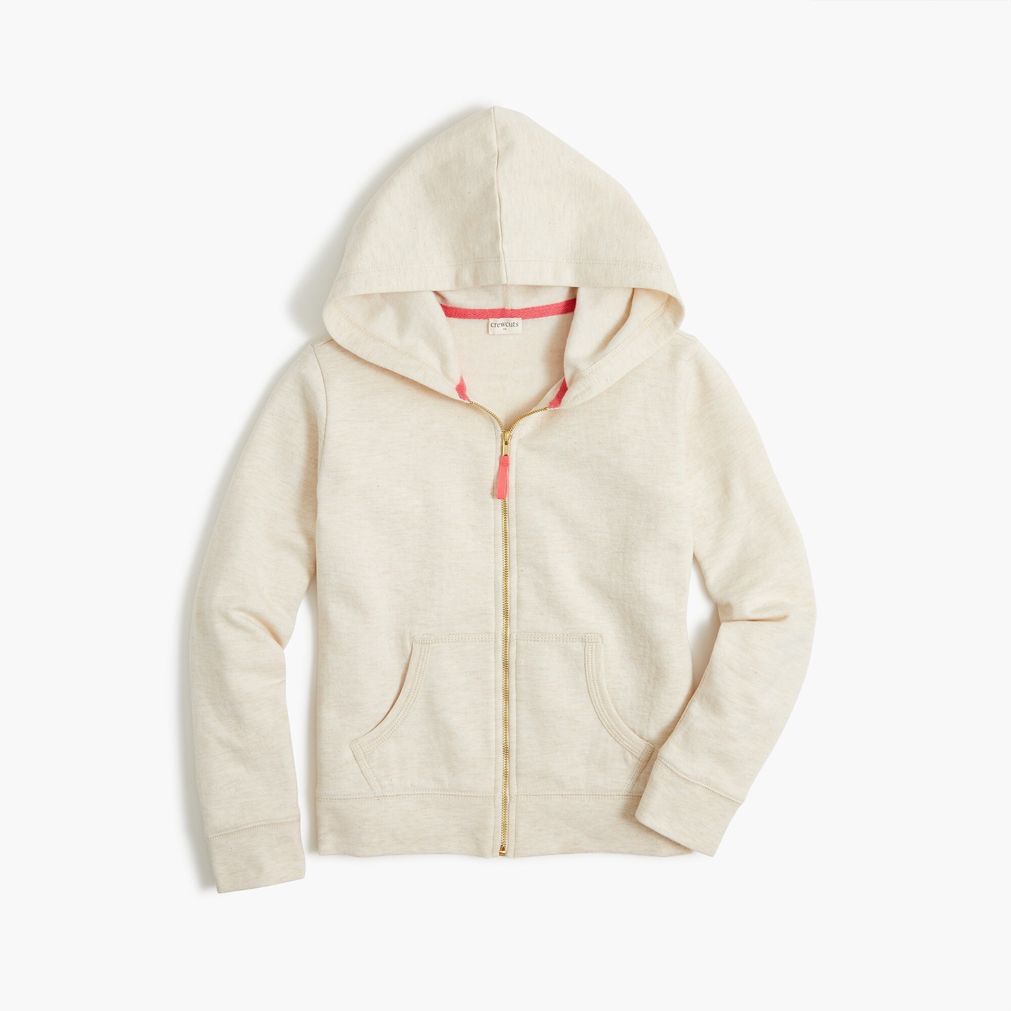 girls Girls' full-zip cotton-blend hoodie