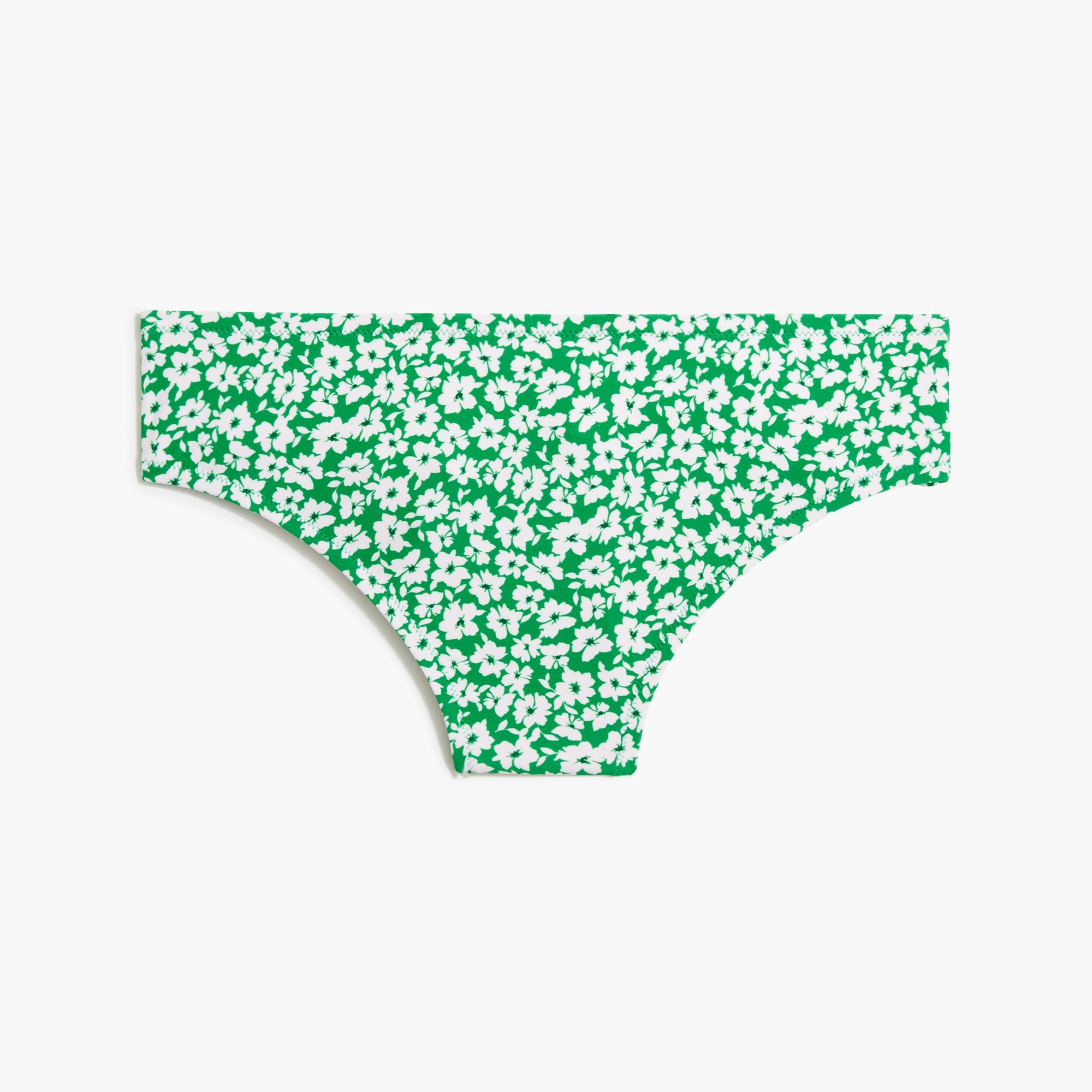 womens Printed mid-rise bikini bottom