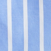 Slim Untucked Secret Wash cotton poplin shirt MIXED STRIPE BLUE PINK