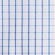 Bowery wrinkle-free dress shirt with point collar SAM STRIPE WHITE BLUE