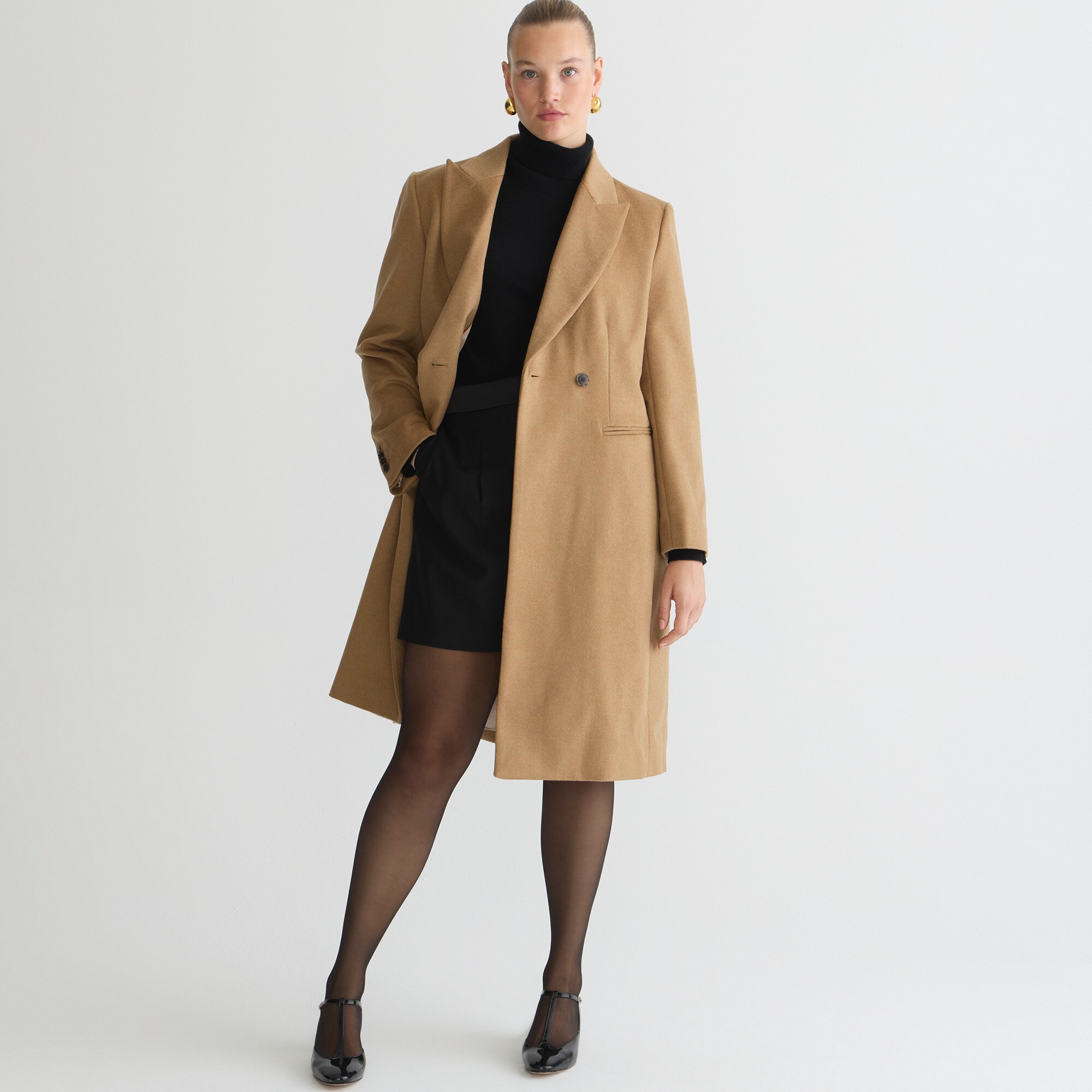 j.crew: mirabelle topcoat in italian wool blend for women