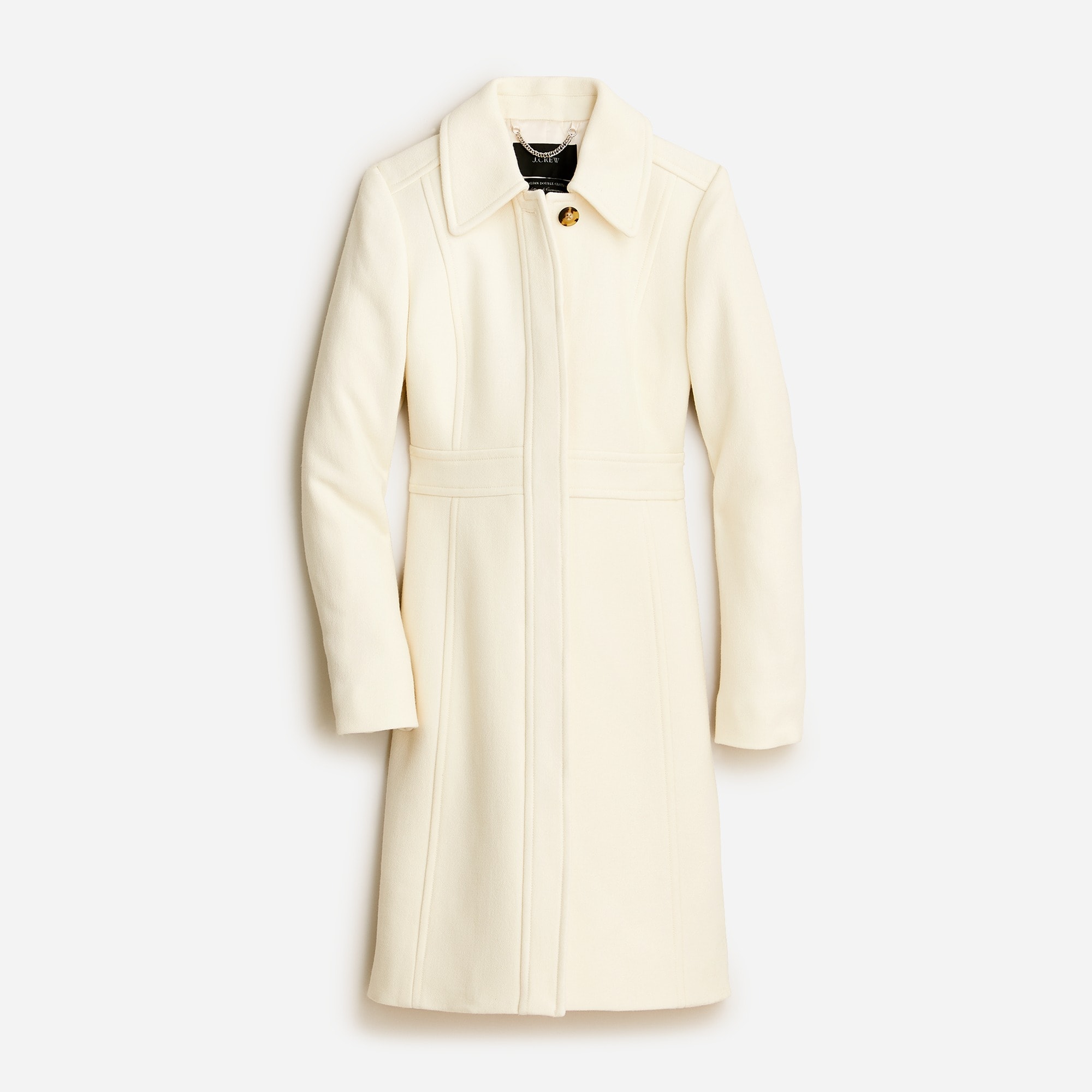  New lady day topcoat in Italian double-cloth wool blend