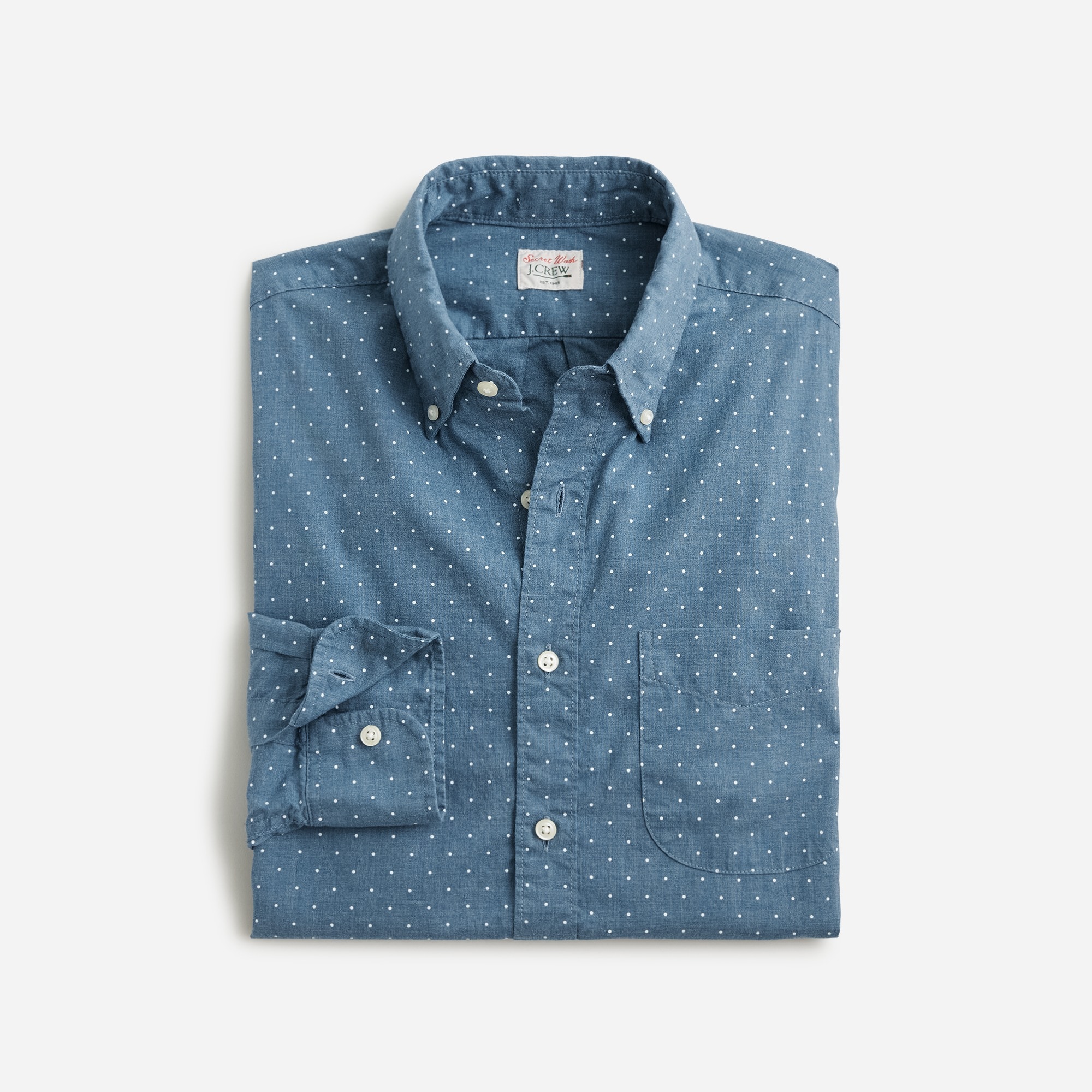  Secret Wash cotton poplin shirt