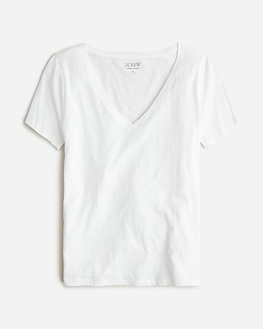 Vintage cotton V-neck T-shirt