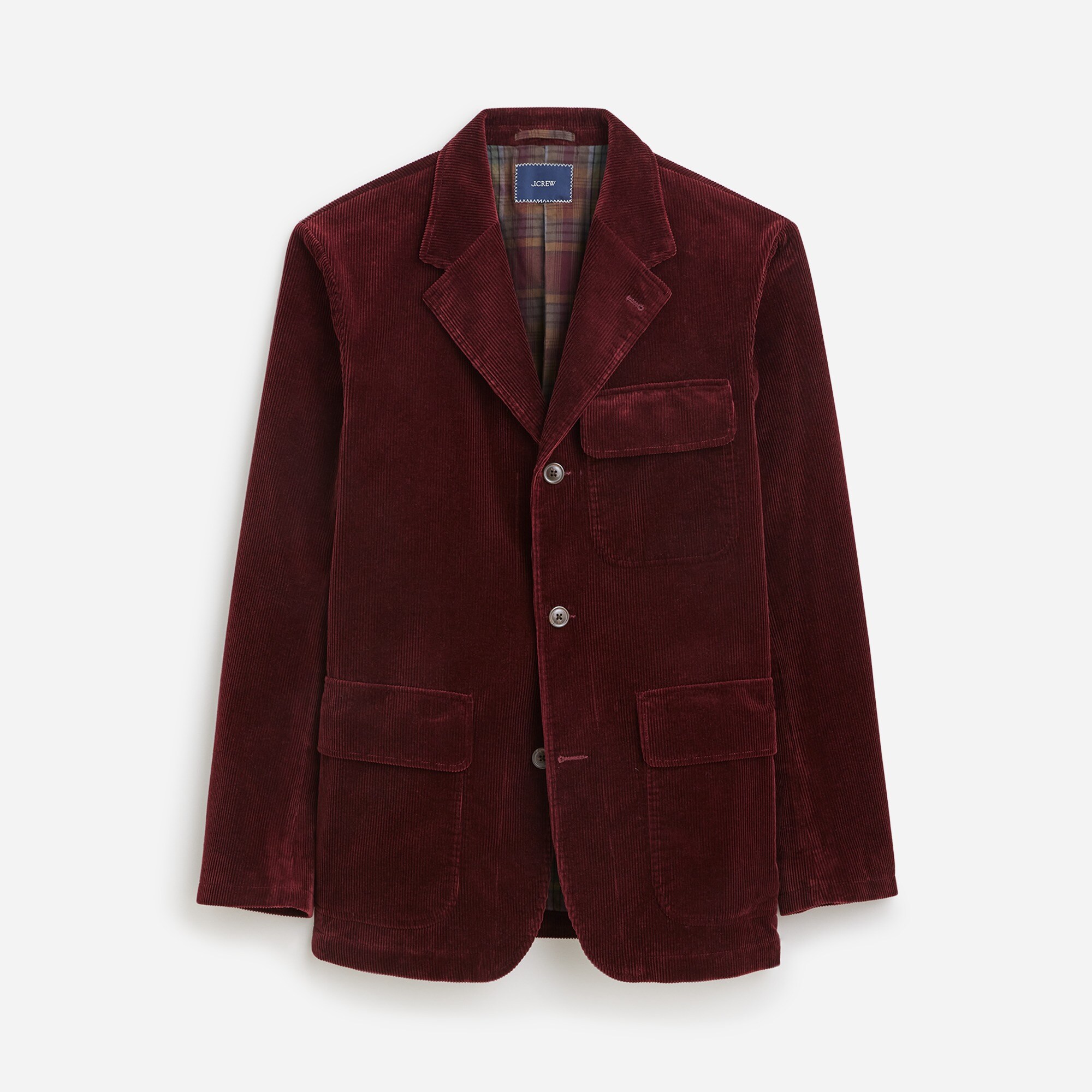  Relaxed-fit blazer in Italian cotton corduroy