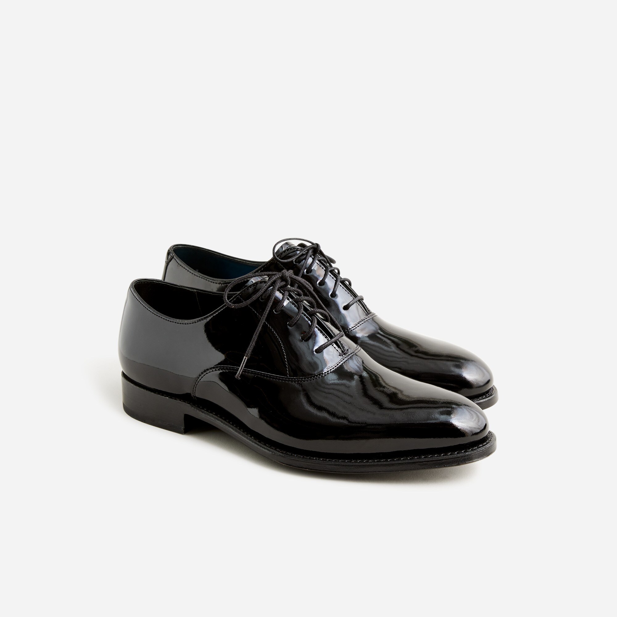 mens Ludlow tuxedo oxfords in patent leather