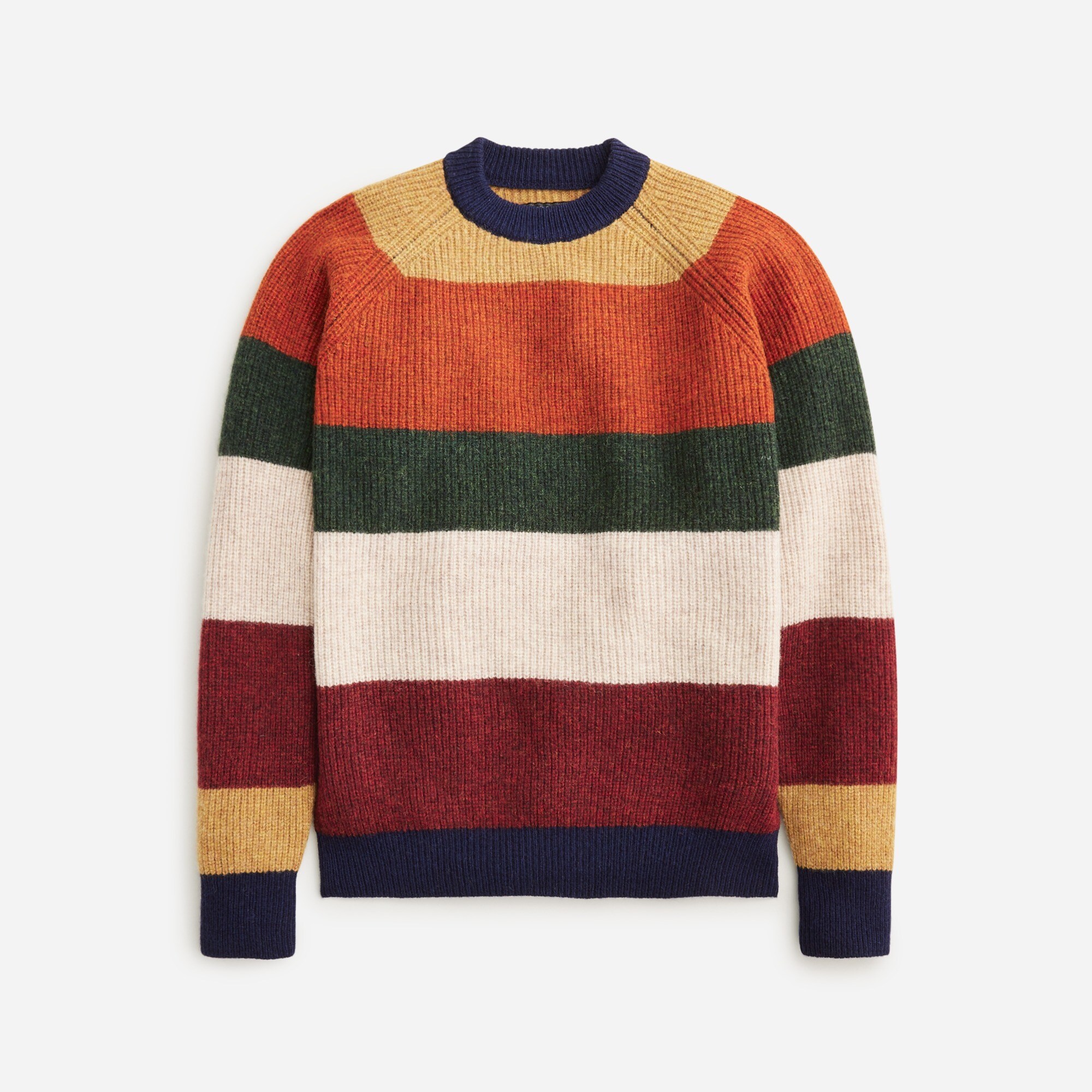  BEAMS PLUS wool sweater in stripe