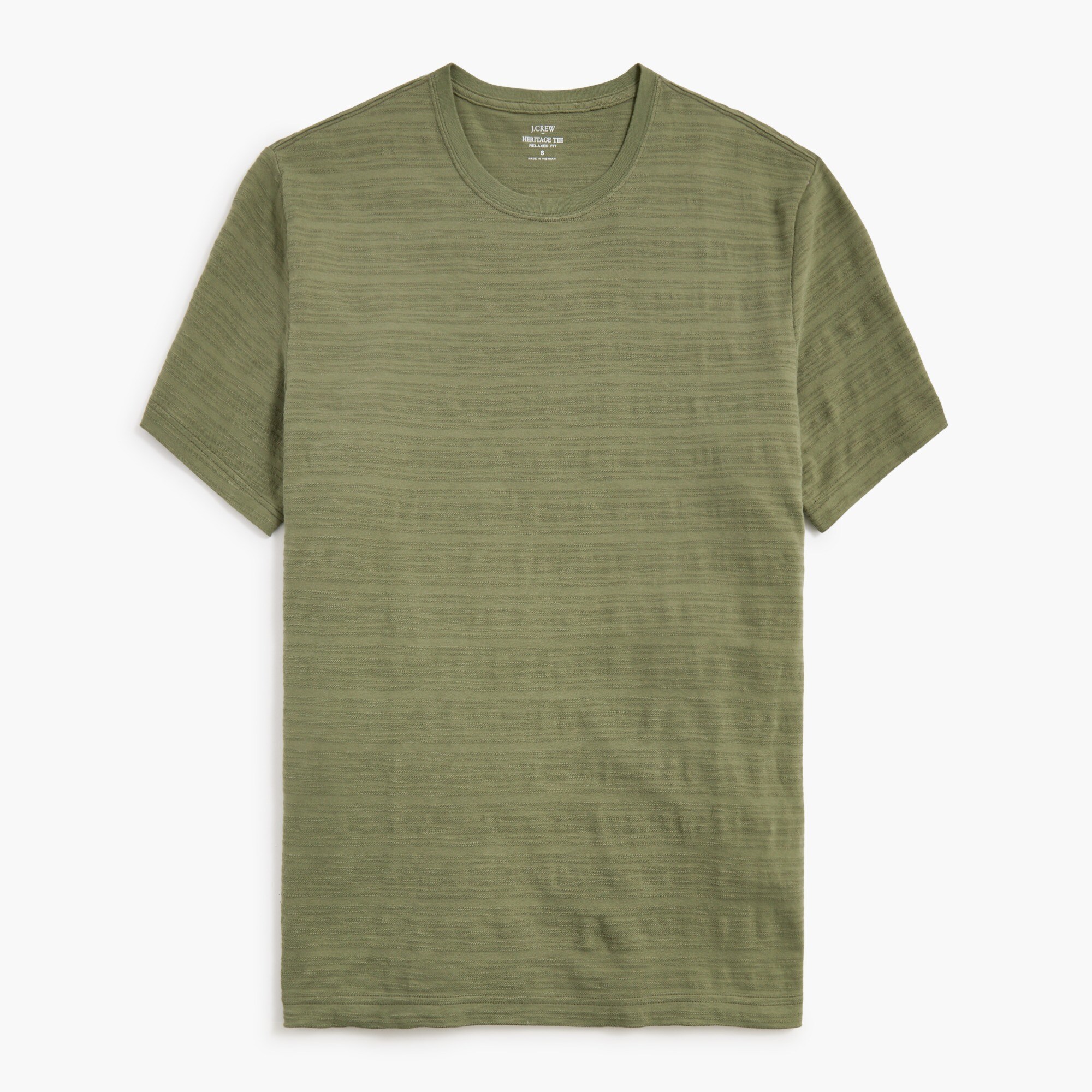  Textured heritage tee in relaxed fit