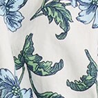 Girls' floral bow-back dress IVORY SUNFADED BLUE