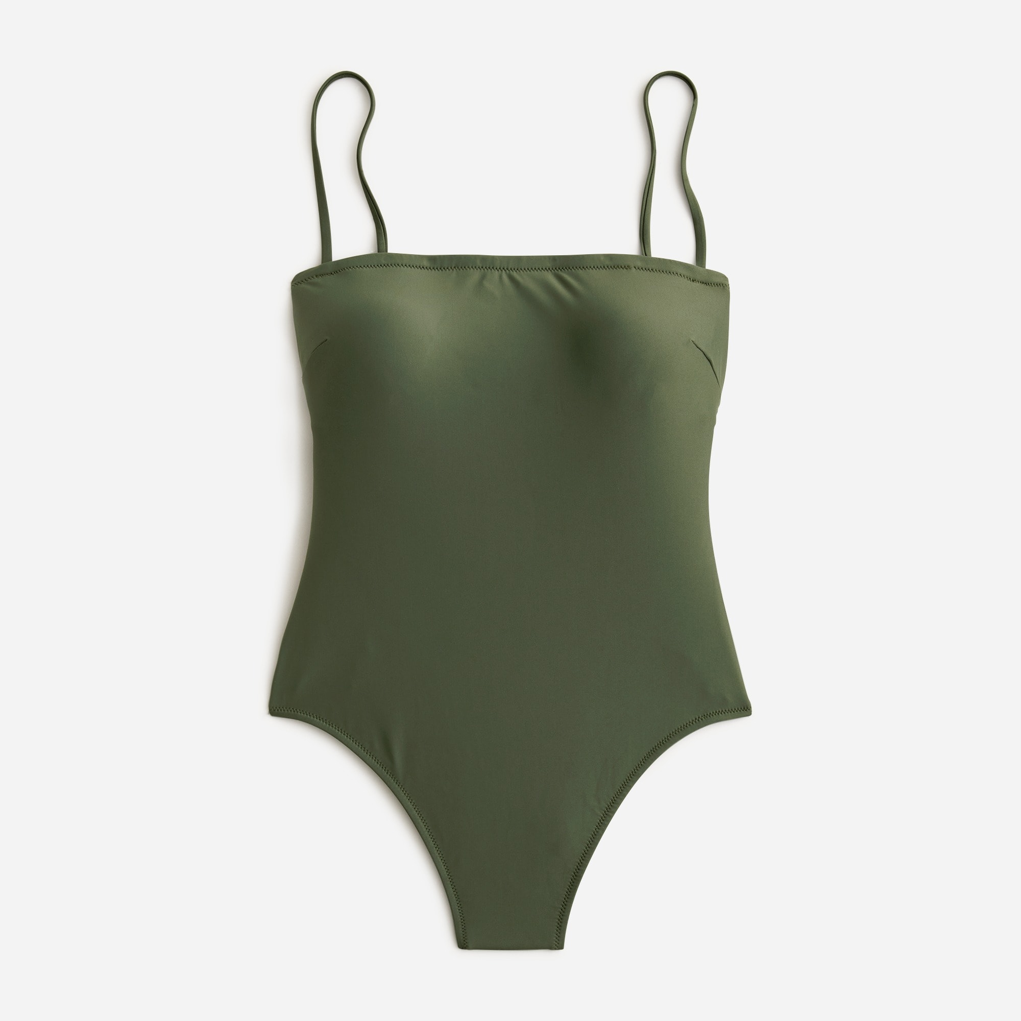womens Squareneck one-piece swimsuit