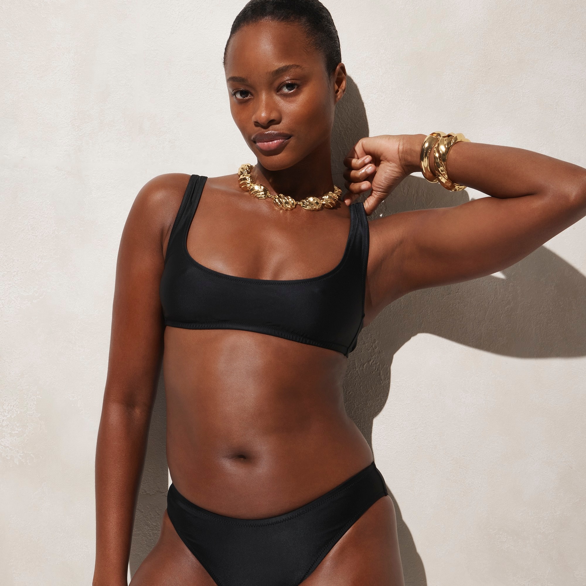 j.crew: heritage scoopneck bikini top for women