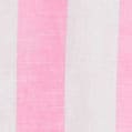 Linen-cotton blend beach shirt in stripe PINK WHITE