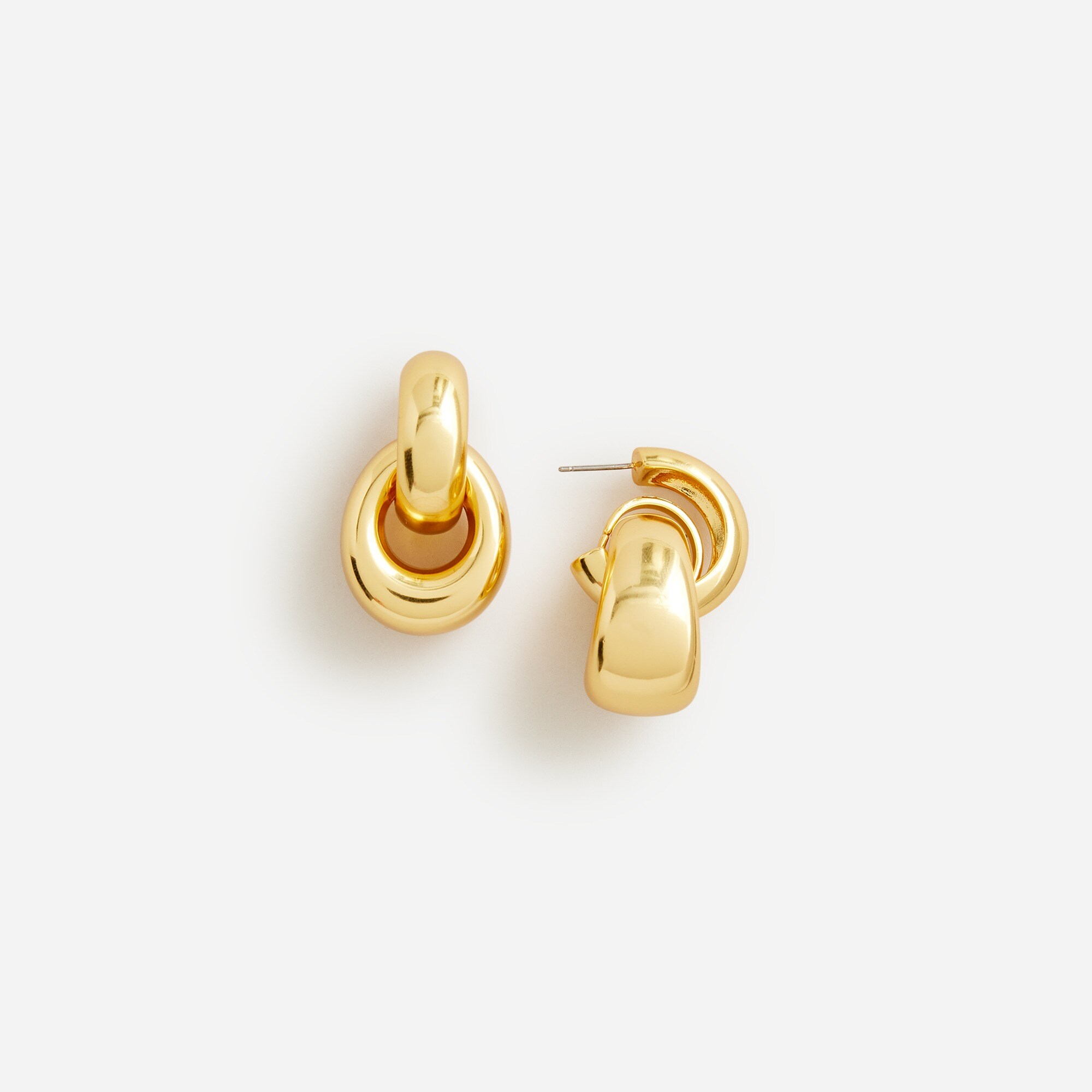  Rounded chainlink earrings