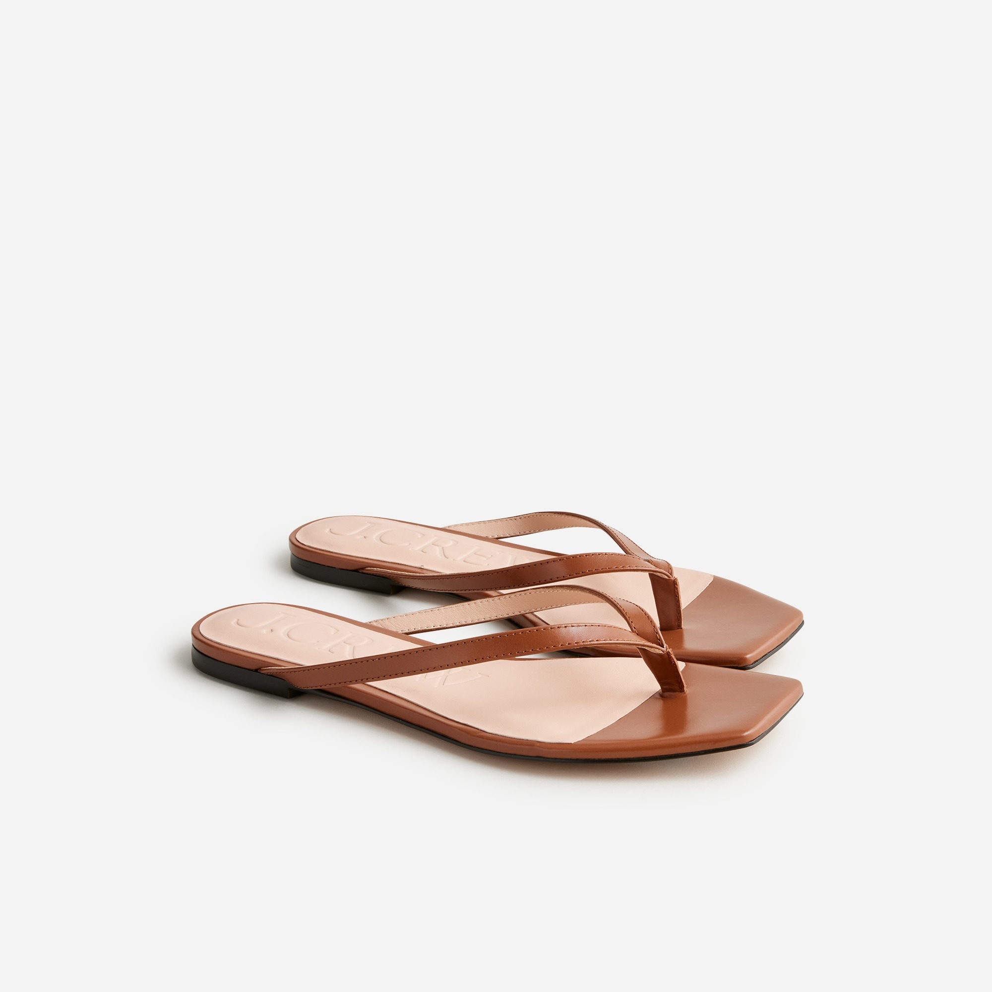 womens New Capri thong sandals in leather
