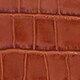 Edie crossbody bag in Italian leather GLAZED PECAN 