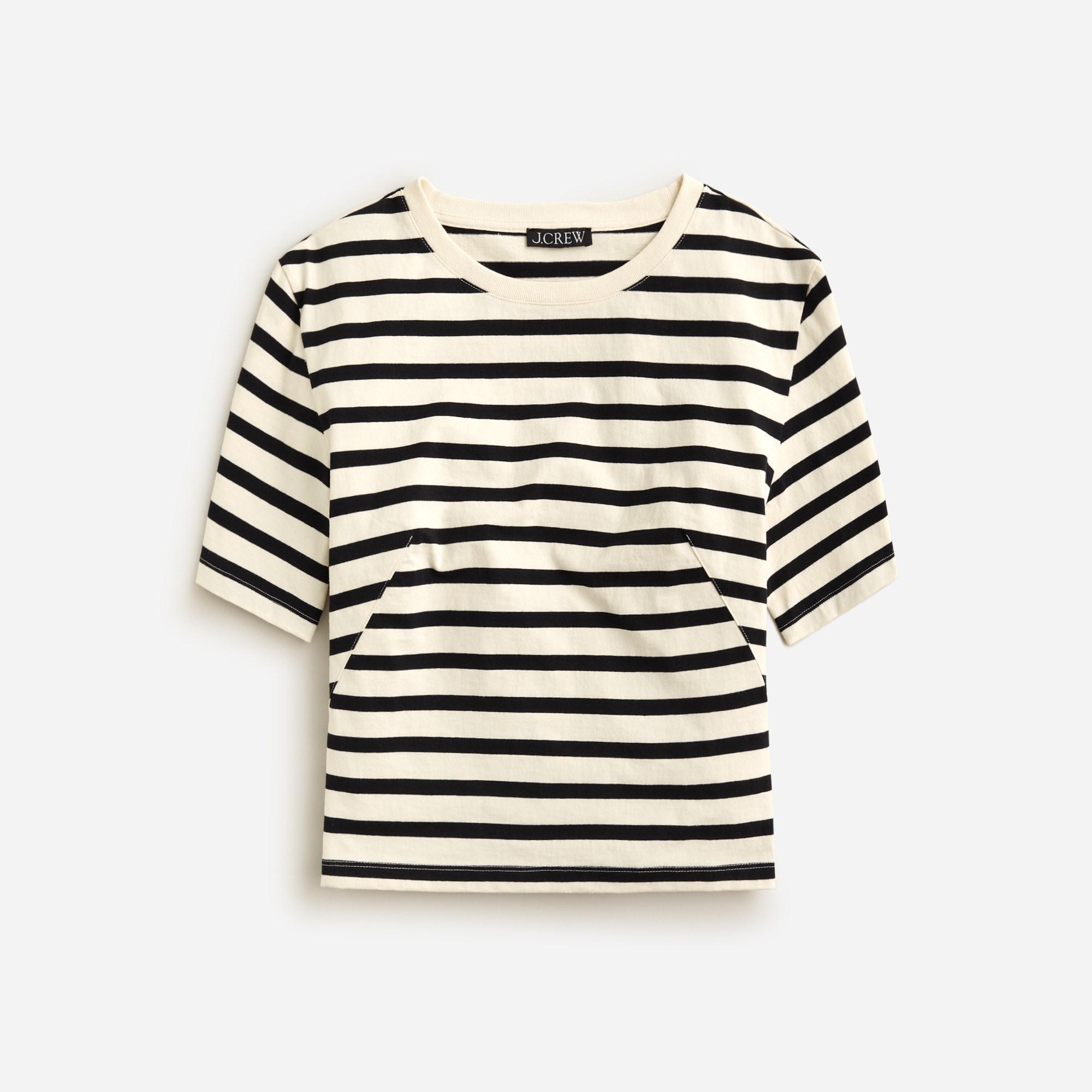 womens Mariner cloth fitted-waist T-shirt in stripe