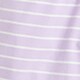 Short-sleeve pajama short set in stripe dreamy cotton blend VINTAGE LILAC
