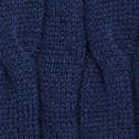 Cable sweater shell ANTIQUE NAVY