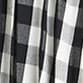 Gwyneth pleated skirt in stripe BLACK IVORY