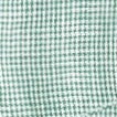 Printed short-sleeve linen-blend shirt SEA GLASS HOUNDSTOOTH