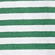 Striped jersey tee RUGBY GREEN WHITE