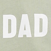 Dad graphic tee QUARRY GREEN