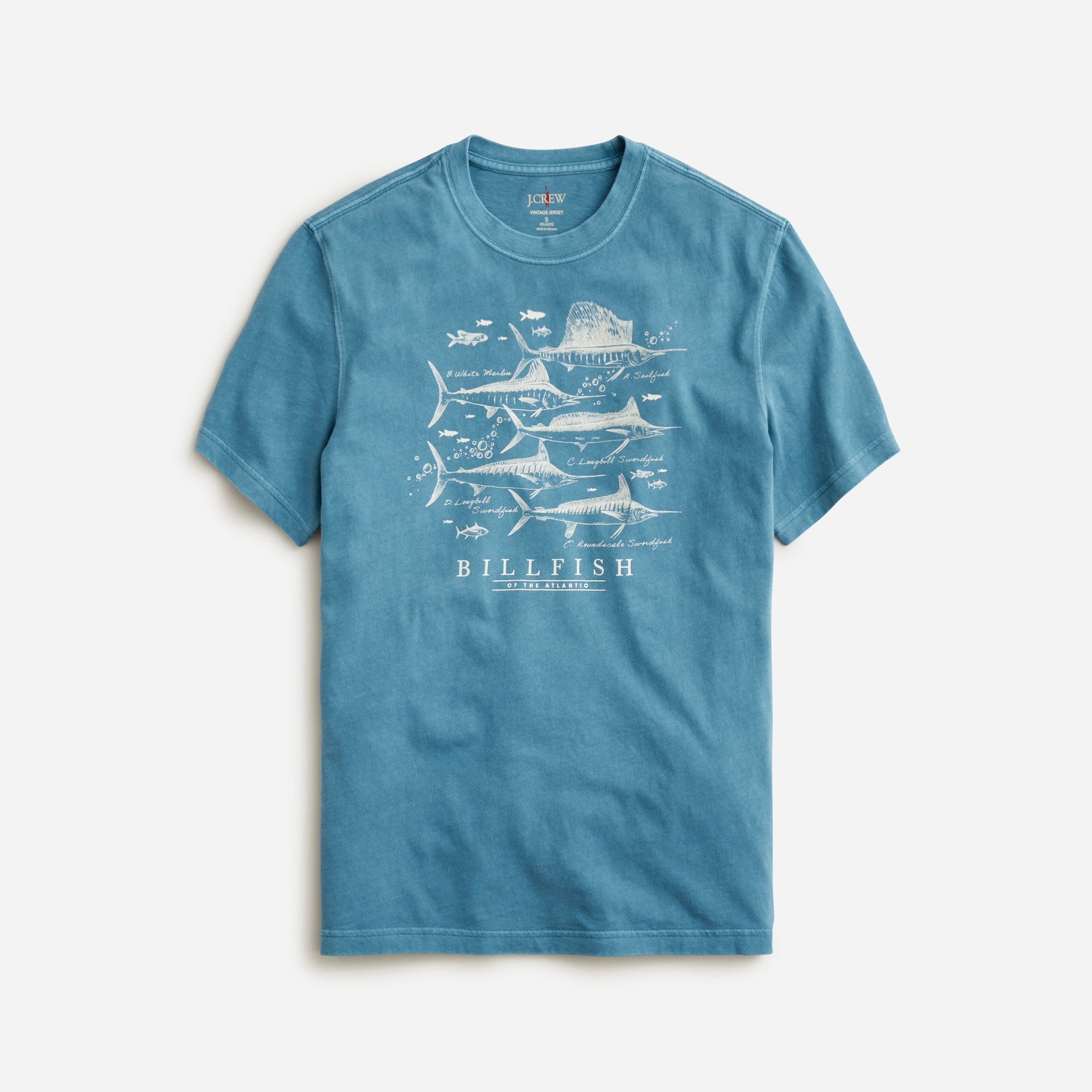  Vintage-wash cotton graphic T-shirt