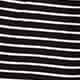 Pima cotton pull-on short in stripe ALEXA STRIPE BLACK IVOR