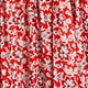 Tie-waist halter dress in floral VINTAGE RED FLORAL