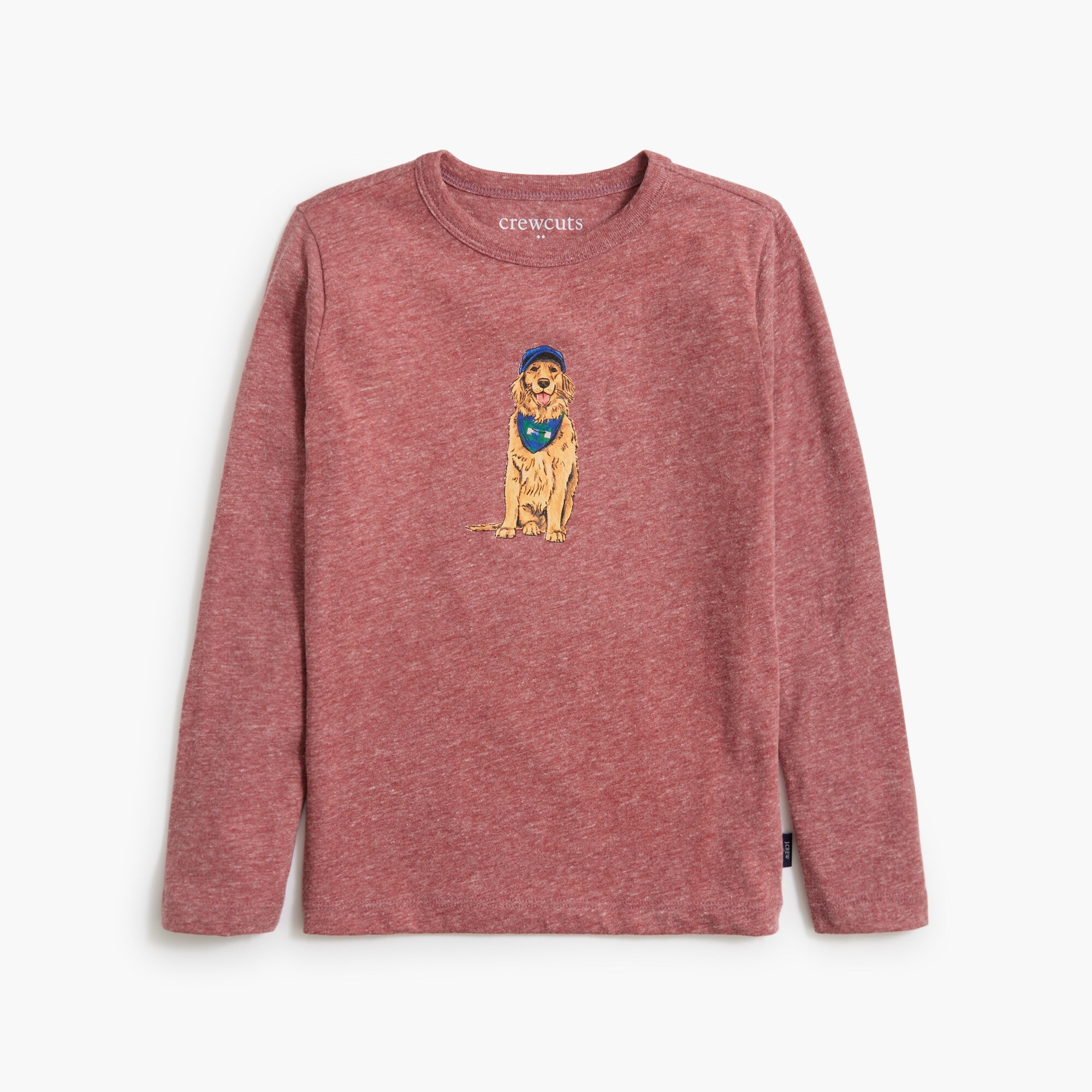 boys Boys' long-sleeve dog in hat graphic tee