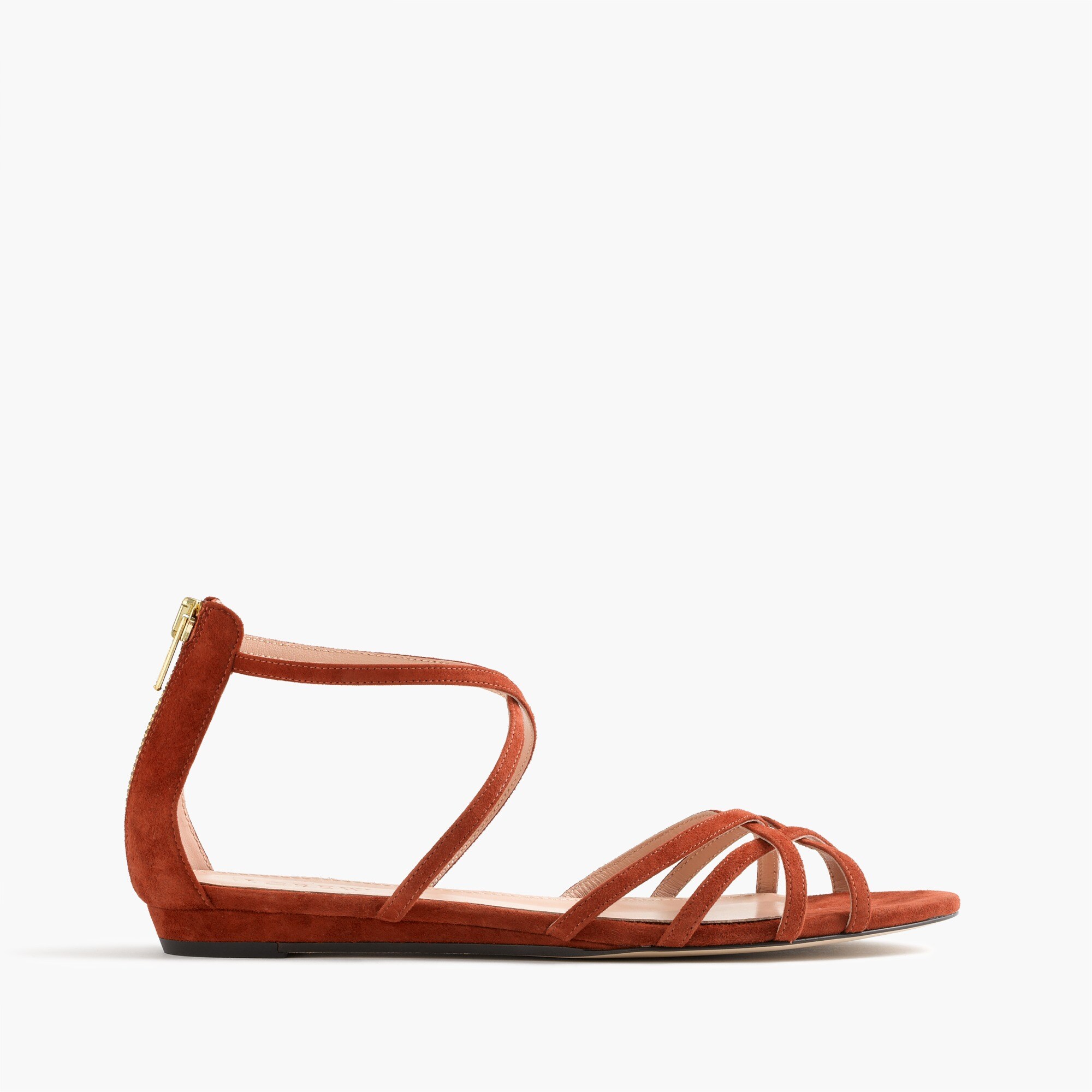 Cary mini-wedge sandals in suede : Women sandals | J.Crew